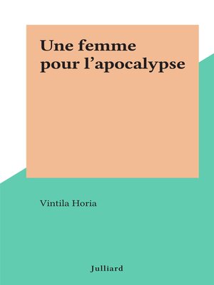 cover image of Une femme pour l'apocalypse